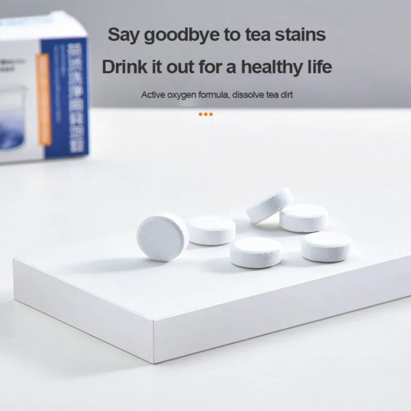 10 шт уплотненные Effervescent таблетки чайник Вакуумная чашка шайба чай пятно