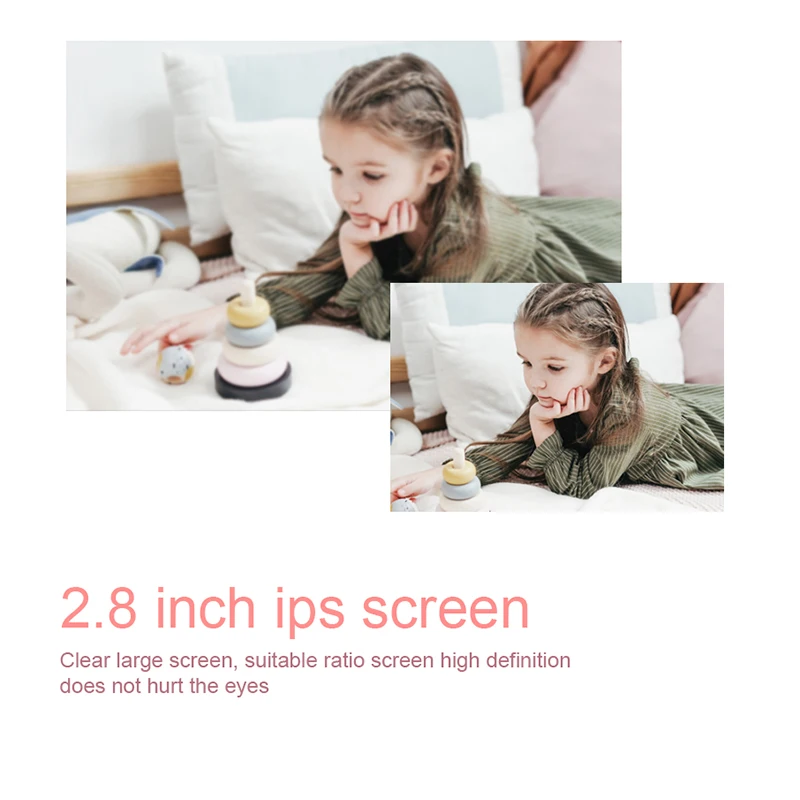 

Mini Kids Digital Camera 2.8 Inch 1080P HD Sn Chargable Cartoon Cute Toys Outdoor Game for Child Birthday Gift