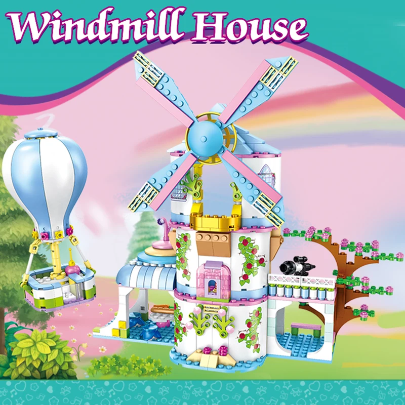 Creator Ideas Princess Castle Dessert Dream Villa House Building Blocks City Windmill Bricks Toys Girls Christmas Gift | Игрушки и хобби