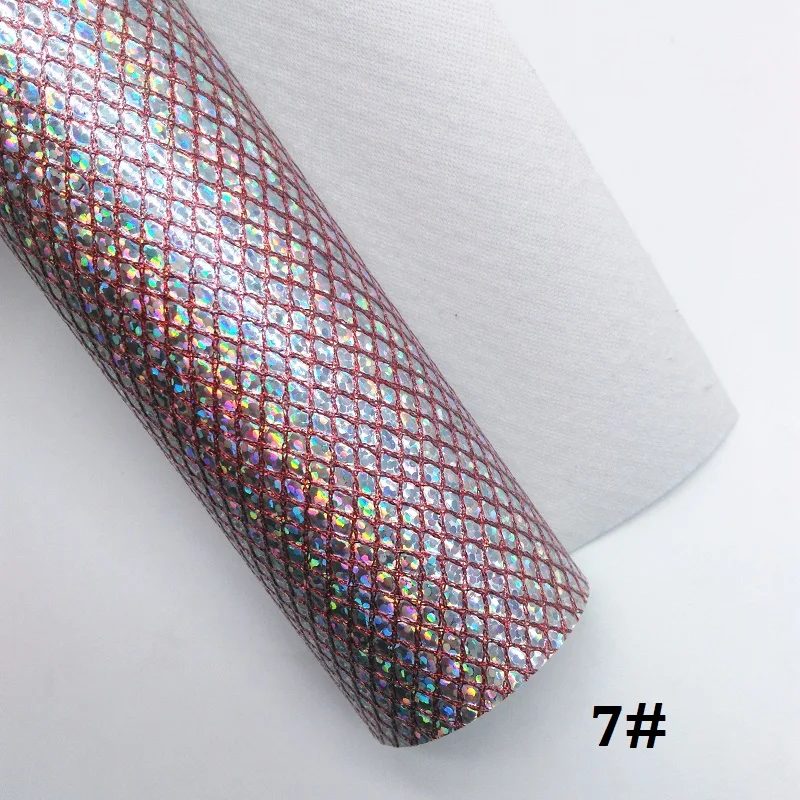7 Glitterwishcome 21X29 см A4 размер винил для бантов переливающийся Блестящий Бриллиант кожа Fabirc искусственная кожа листы для бантов, GM650A - Цвет: 7