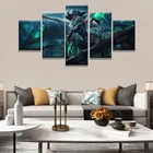 Картина на стену LOL разрушенная мисс удача брызги для гостиной Декор Лига Легенд игра плакат на стену картина подарок на день рождения