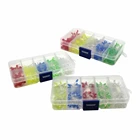 Светоизлучающие диоды 5 цветов, электронные компоненты 3 мм5 мм, разные цвета, набор светодиодов сделай сам