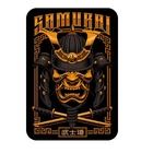 Наклейка с изображением воина японского самурая-маска для мотоцикла и автомобиля