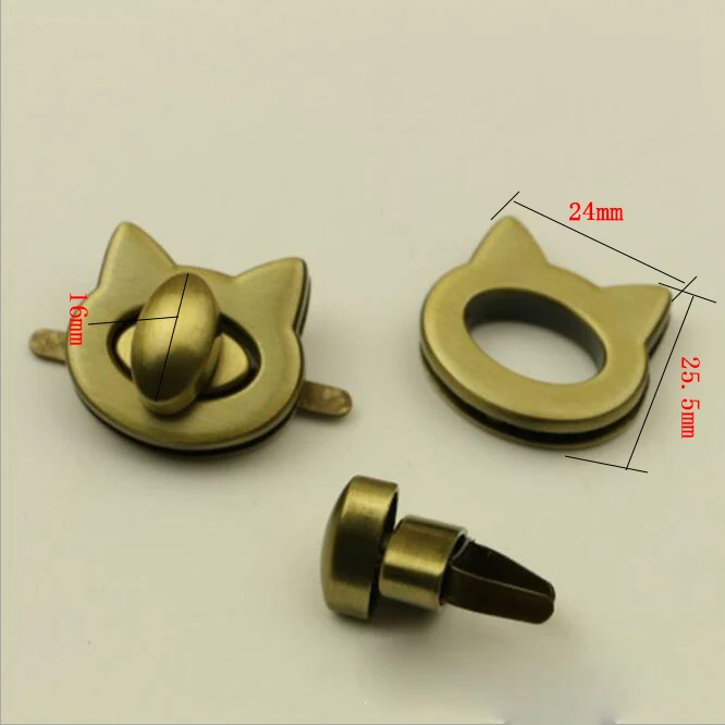 (10 шт./лот) металлическая фурнитура для ручных сумок и кошельков застежка в форме