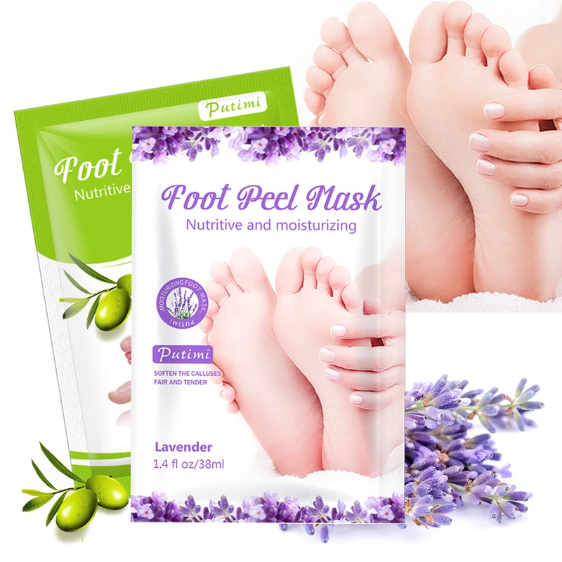 

10Pair Exfoliating Dead Skin Foot Mask Exfoliating Mask for Foot Care Socks Pedicure Feet Mask Whitening Hand Mask for Hand Care