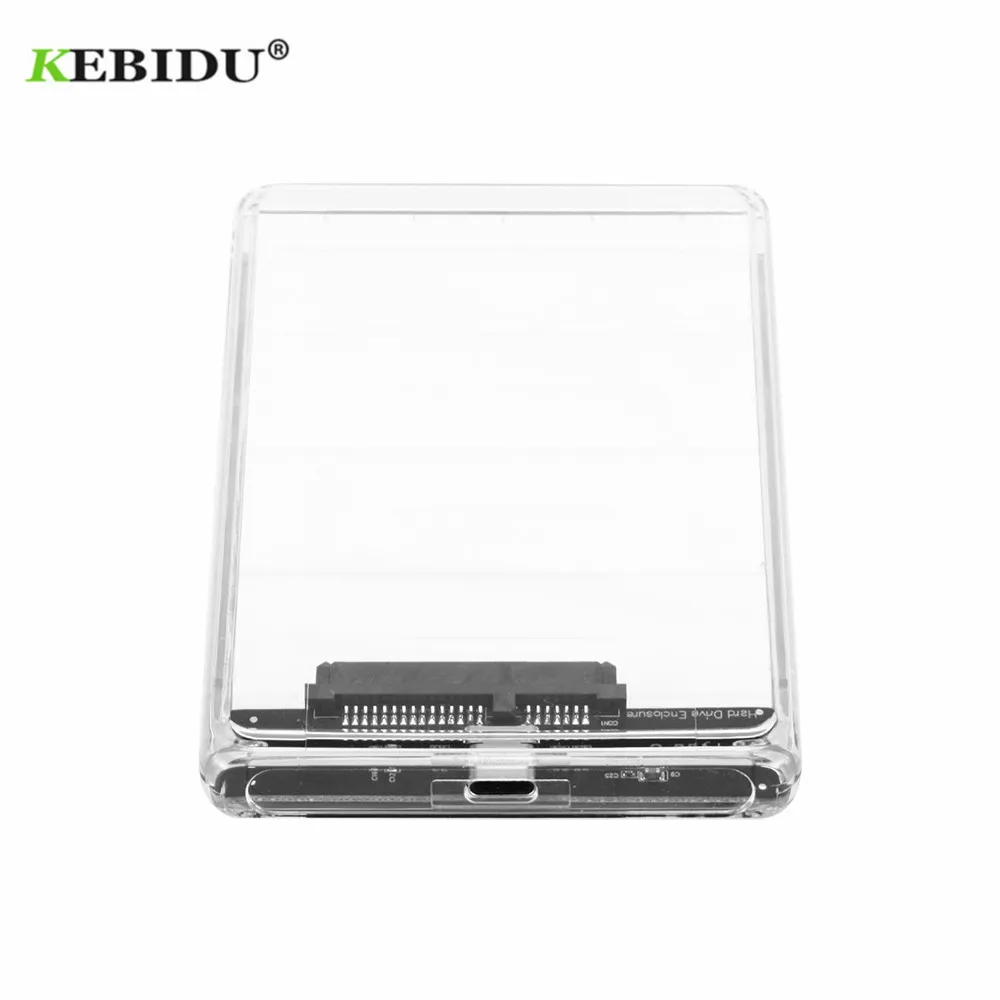 KEBIDU USB Type C корпус для жесткого диска 2 5 дюйма с последовательным портом SATA SSD чехол