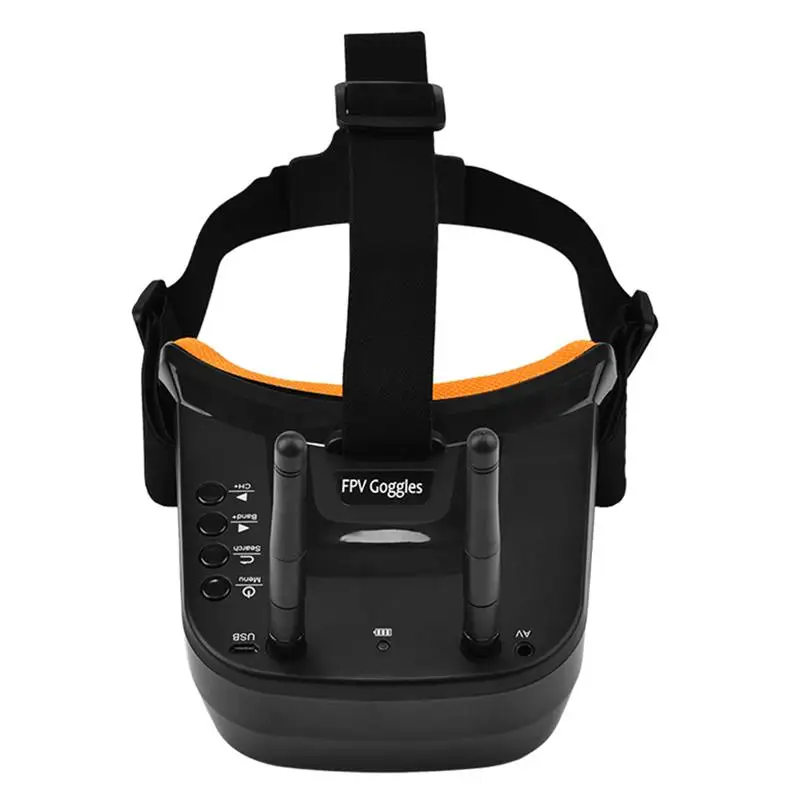 Мини FPV очки 3 дюйма 480x320 дисплей двойная антенна прием 5 8G 40CH с батареей для RC