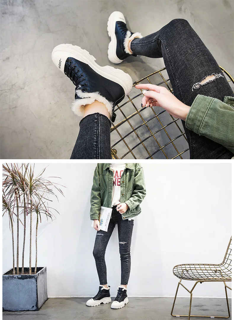Women Boots Soft Genuine Leather Outdoor Shoes Motorcycle Street Outdoor Style Girls High Tube Boots Women Shoes Snow Boot