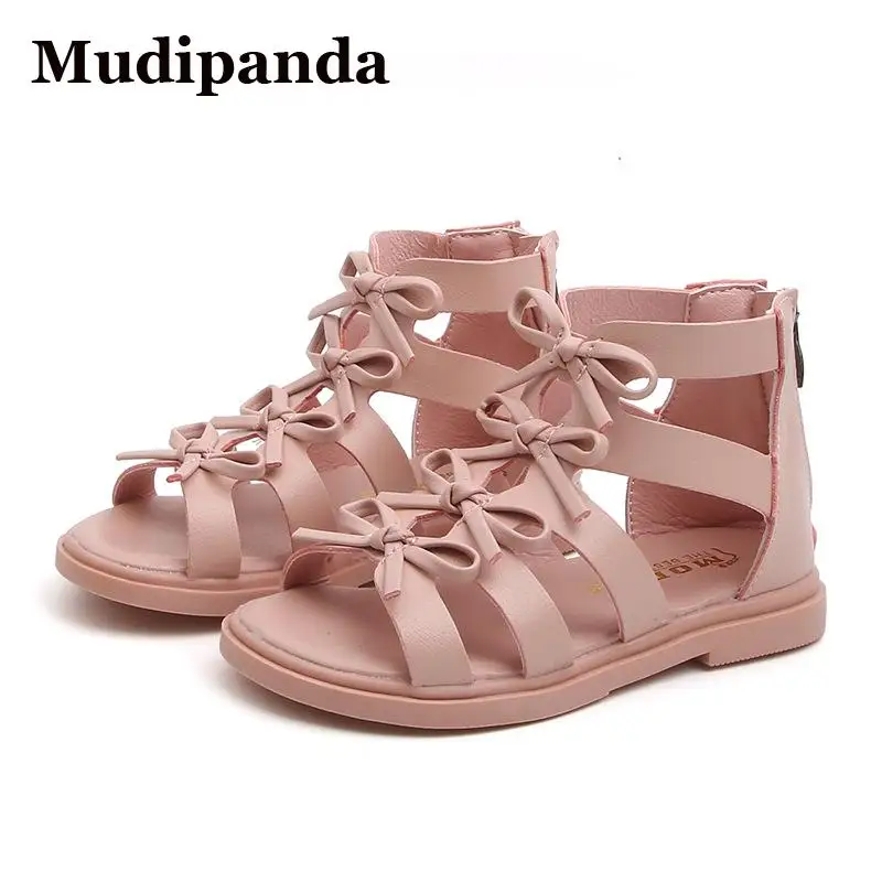 

Сандалии пляжные в римском стиле для девочек 2-8 лет