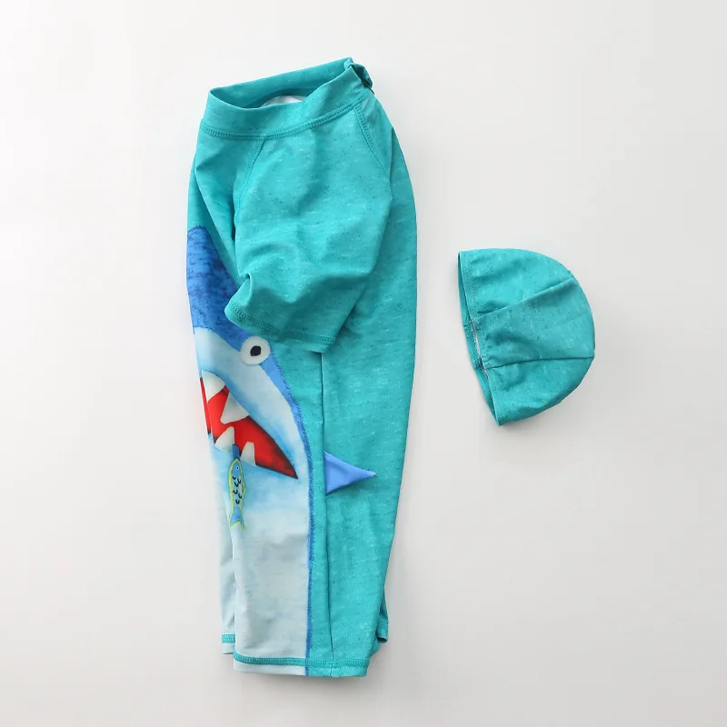 2020 детский купальник для маленьких мальчиков купальный костюм сплошной с