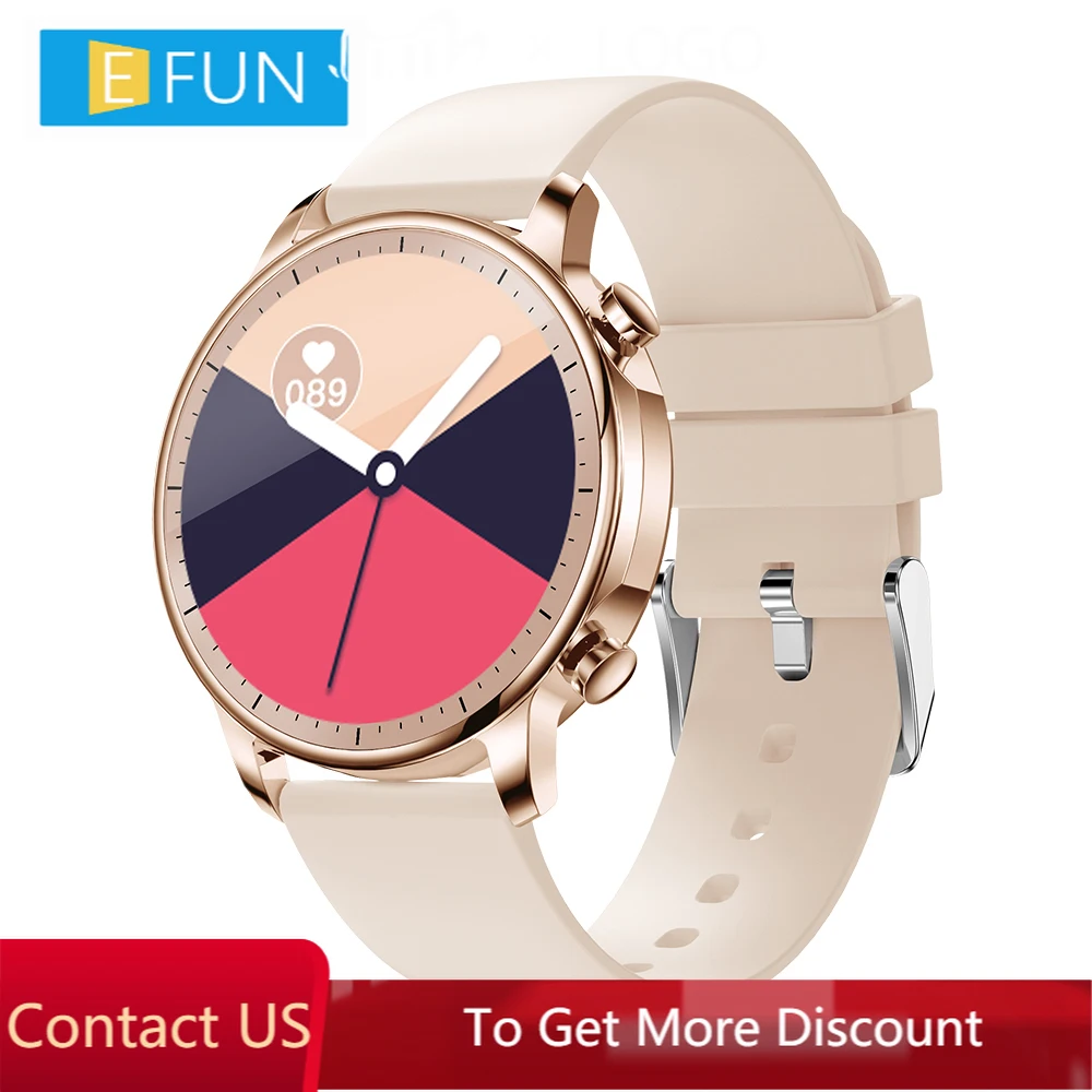 

E-Funny V23 Women Smart Watch Full Touch Fitness Tracker IP67 Waterproof Blood Pressure Smart Clock Men Smartwatch