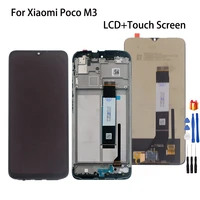 original for xiaomi poco m3 lcd display touch panel digitizer for pocophone m3 m2010j19cg screen lcd display phone parts