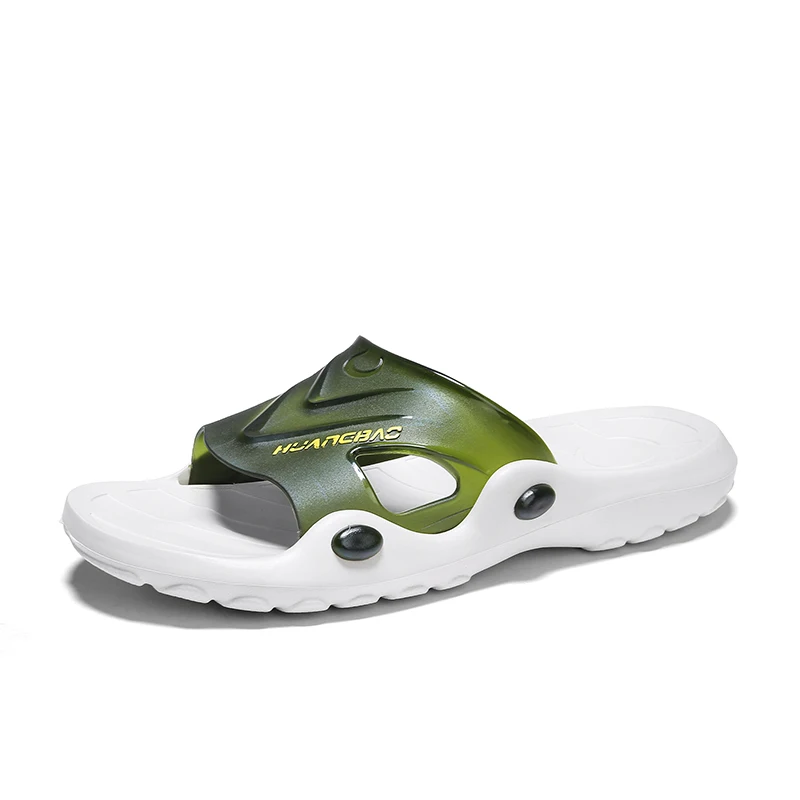 Мужские пляжные сандалии модные шлепанцы высокого качества с эффектом массажа