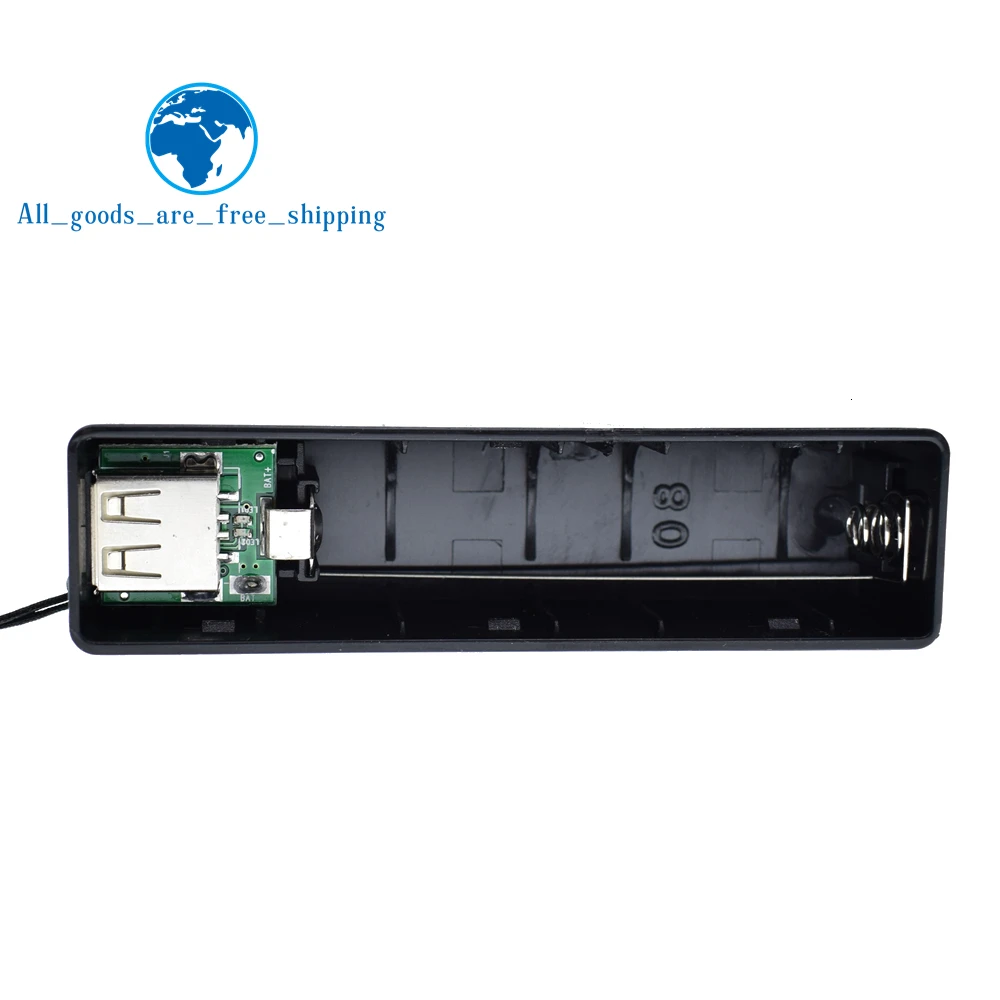 TZT USB power Bank чехол Комплект 18650 зарядное устройство DIY Box Shell Kit черный для Arduino