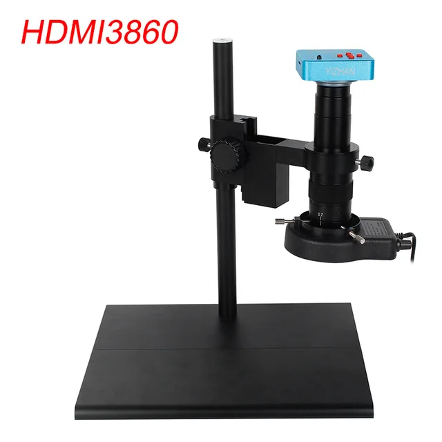 Цифровой микроскоп HDMI VGA 38MP 1080P для электронной пайки 130X Микроскоп USB камера