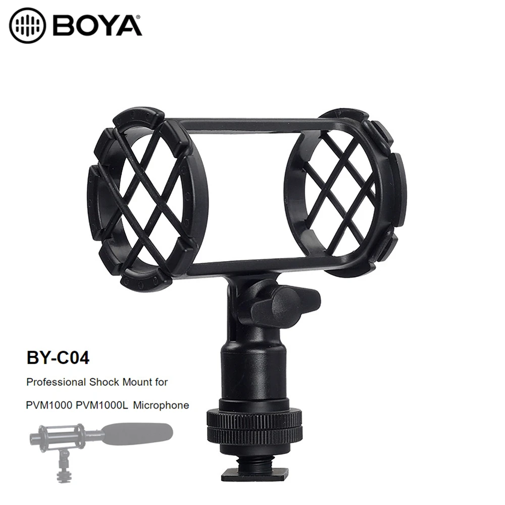 BOYA ударное крепление для микрофона и камеры AKG D230 Senheisser ME66 Rode BY C04 Audio Technica с