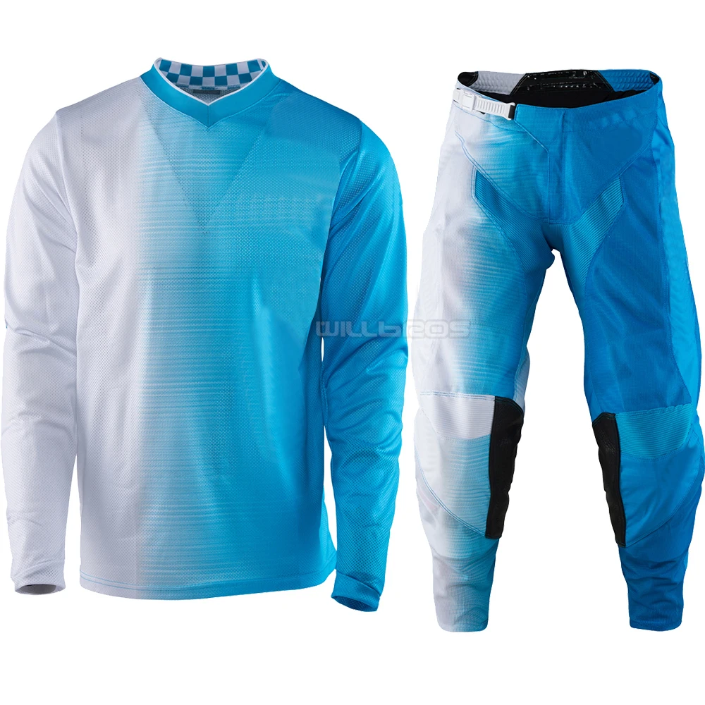 

GP Air Suit Purple Blue Suit Men Woman Unisex Kits Motocross Motorcycle MX Dirt Bike Gear Set
