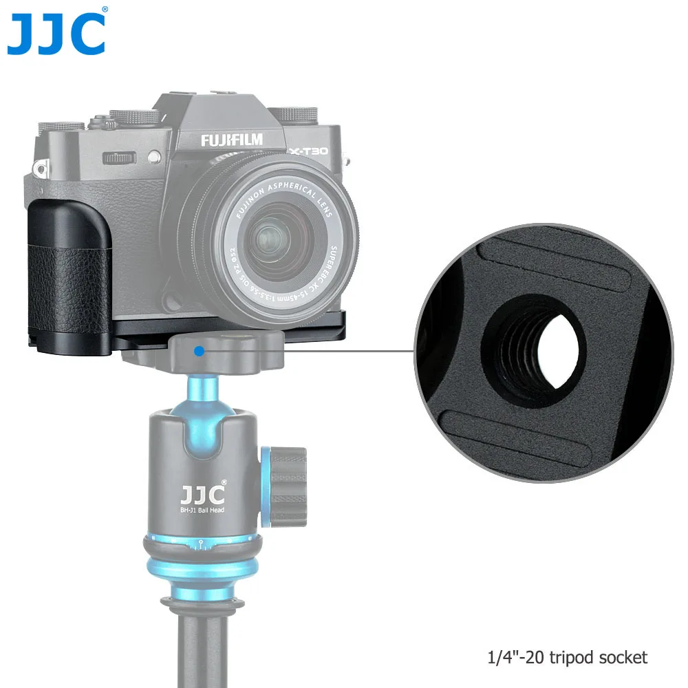 JJC Камера рукоятки Quick Release Plate держатель Г-образный кронштейн для ЖК-дисплея с подсветкой Fujifilm X-T30 X-T20 X-T10 XT30 XT20 XT10 Камера s заменяет Fuji MHG-XT10