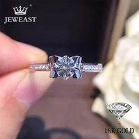 natural diamond 18k gold pure gold ring beautiful gemstone ring good upscale trendy classic party fine jewelry hot sell new 2020