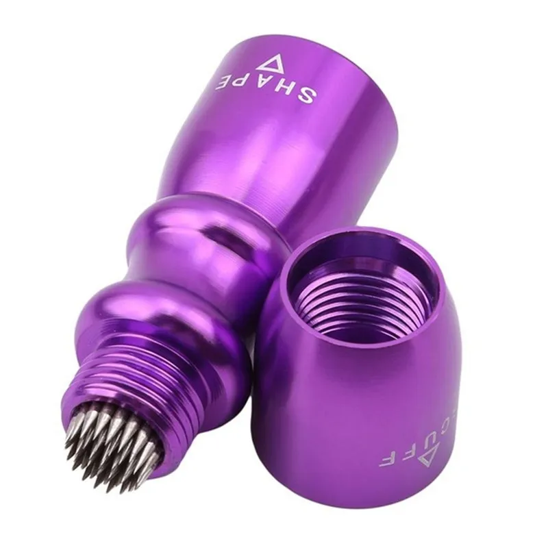 

Silver Black Purple 3-in-1 Pool Cue Tip Tool Pool Cues Leather Head Acupuncture Grinding Repair Tools