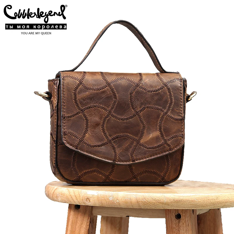 

Cobbler Legend 2020 New Genuine Leather Designer Shoulder Crossbody Bag Women Mini Handbag Lizard Pattern Ladies Small Tote