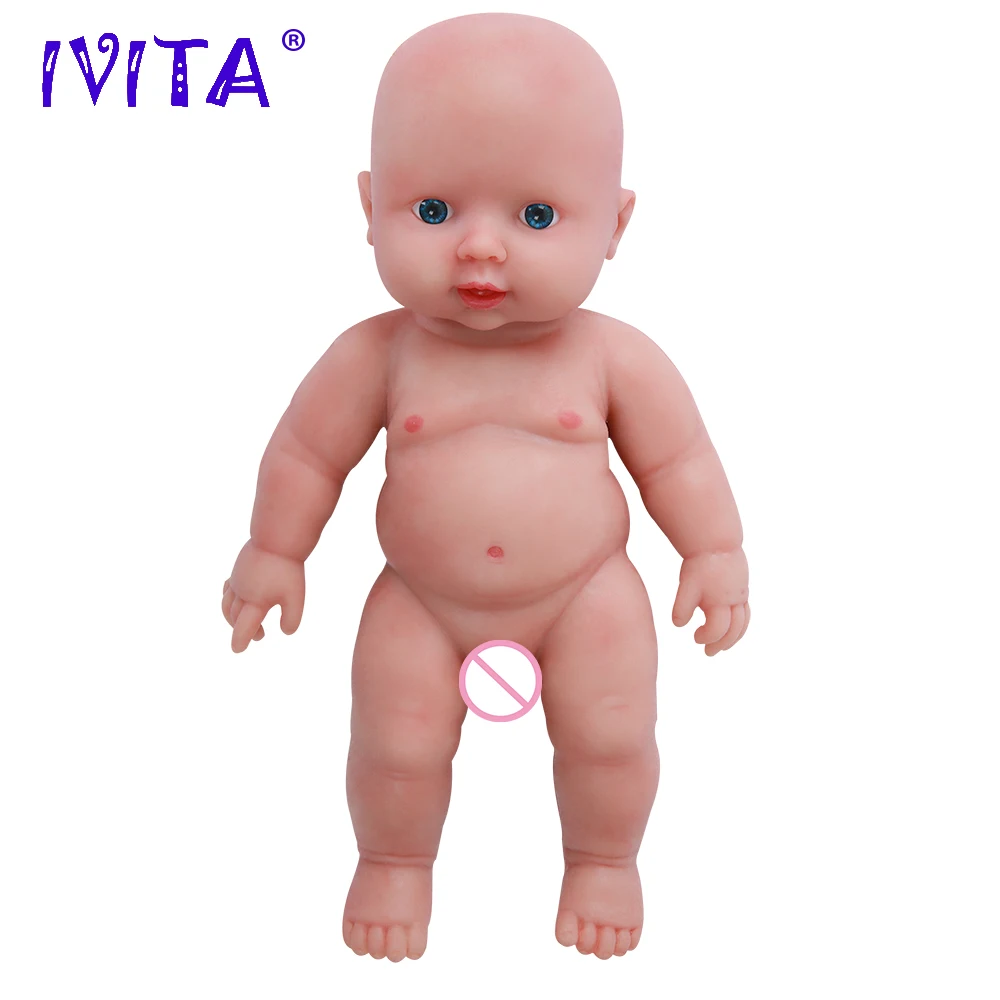 IVITA WB1505 30 см 1100 г 100% силиконовые реалистичные возрождающиеся открытые глаза