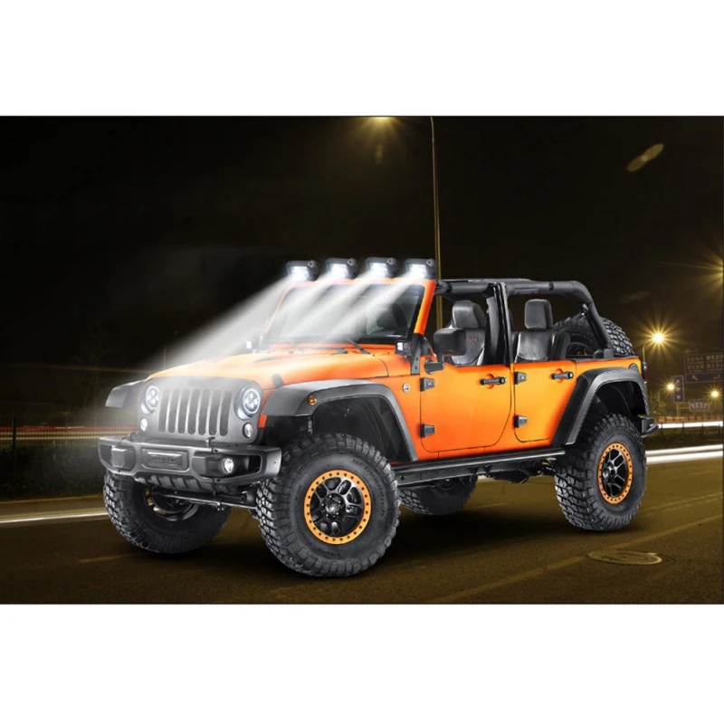 Автомобильный светодиодный Рабочий фонарь 72W 6000K 3030 комбинированная подсветка Дополнительная лампа для автомобиля Автомобильная подсветка грузовика автомобили 12 V-24 V Противотуманные фары