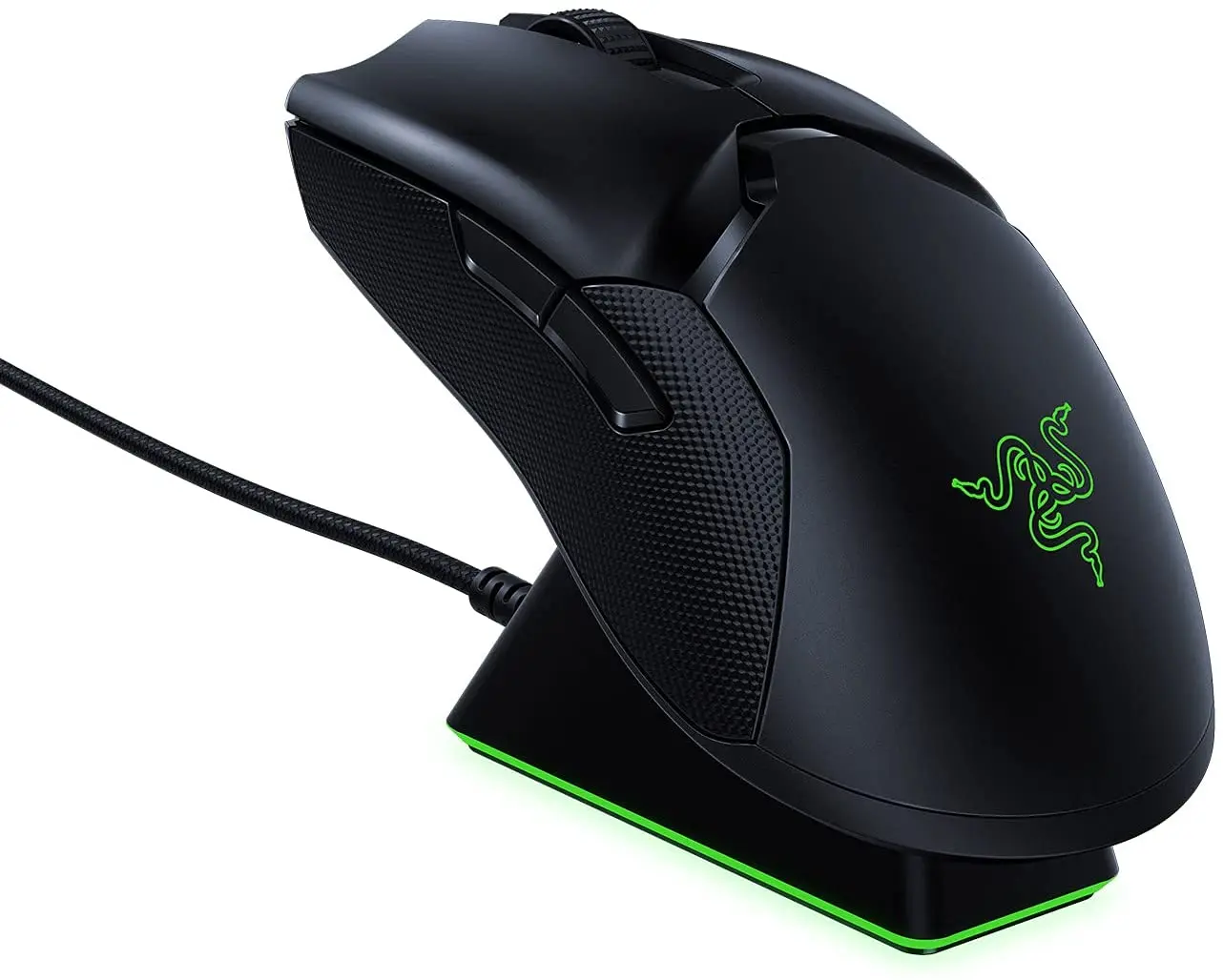 

Razer Viper Ultimate Gaming Mouse Hyperspeed RGB Lightest Optical Sensor 20000DPI 650IPS 8 Programmable Button Wireless Mouse