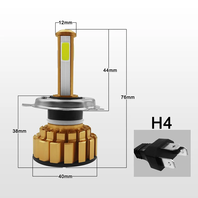 TF30 4 стороны 10000LM H8 H11 9005 9006 H4 H7 светодиодный фар автомобиля лампы Автомобильные светодиодные фары Hi/низкая C6 S2 12V 24V 6000K