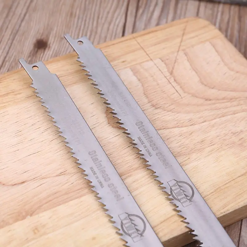 

2pcs S1211D Stainless Steel Reciprocating Sabre Saw Blade for Cutting Wood Metal U4LA