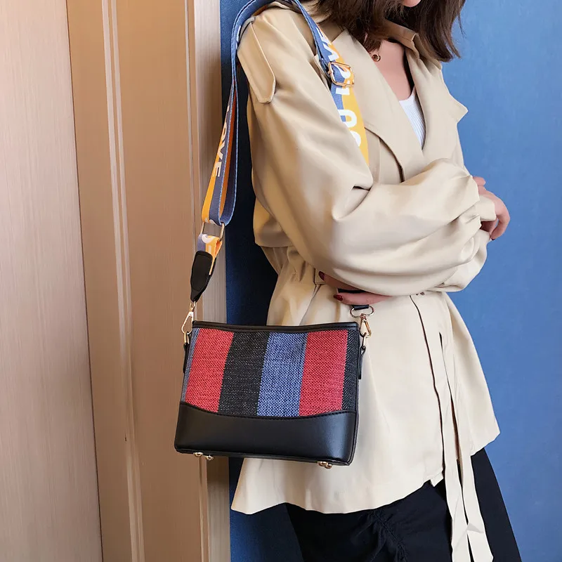 Маленькие сумочки DikizFly со вставками новинка 2019 сумки через плечо модная женская