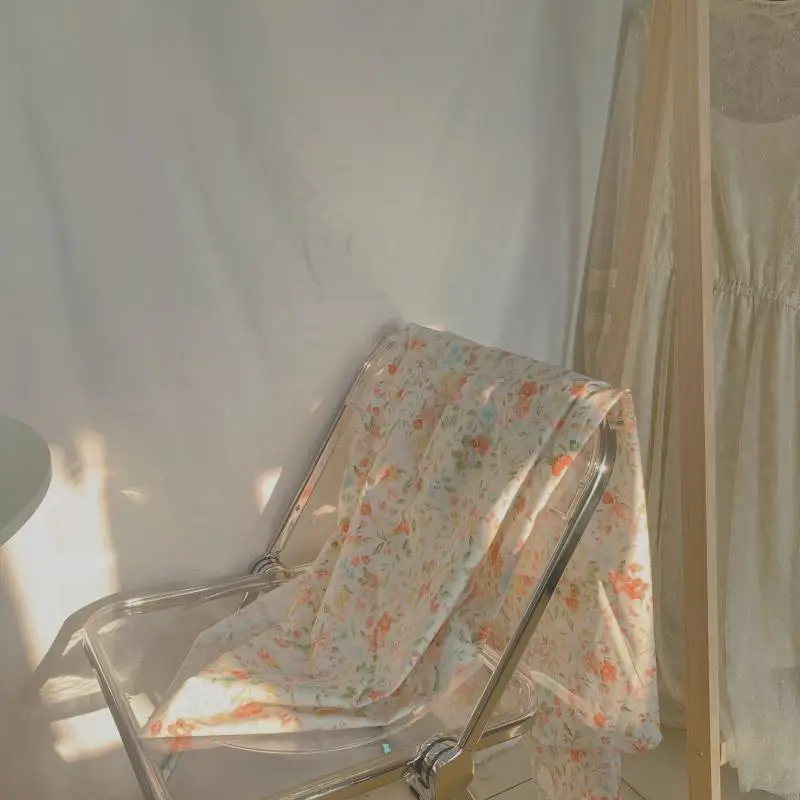 Скатерть из хлопка и льна с цветочным рисунком | Дом сад