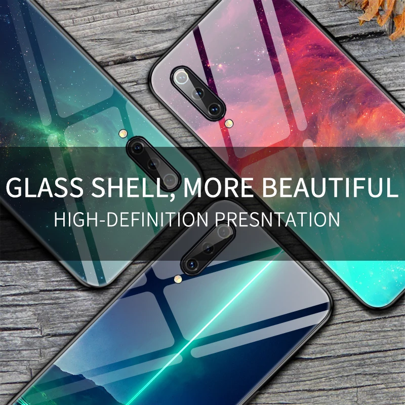 

Luxury Painted Starry Sky Tempered Glass Phone Case For Xiaomi 10 9 8 Lite 9T F1 Redmi Note 9 8 7 6 5 Pro Plus Silicone Case