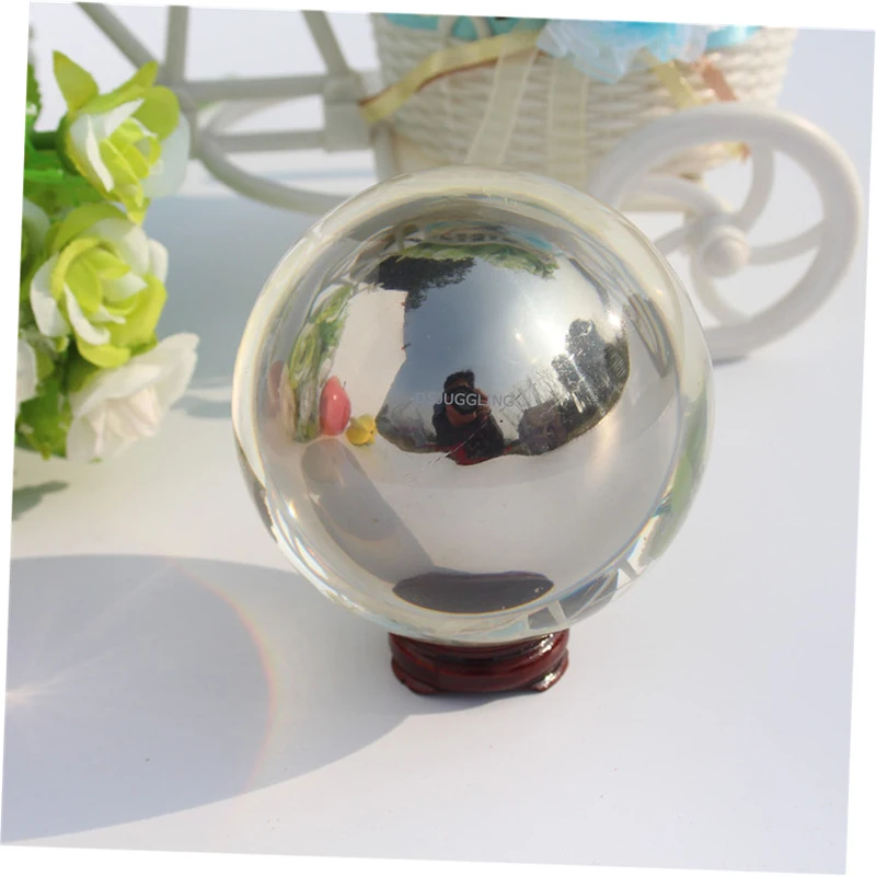 Dsjuggling прозрачная акриловая и металлический контакт Fushigi мяч 75 мм 2 95 &quotВолшебная