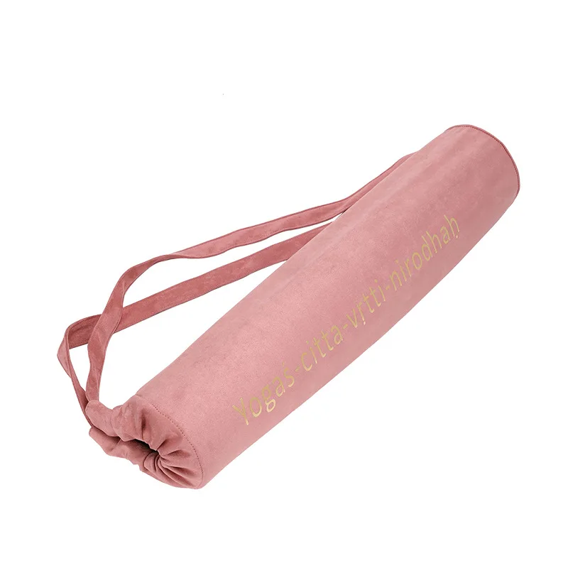 Сумка для йоги место хранения мата замшевый рюкзак на плечо 75 см