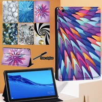 3d series tablet case for huawei mediapad m5 lite 10 1 inchmediapad m5 10 8 inch leather lightweight folio stand cover