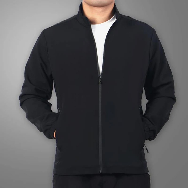 

Winter New Arrival Men Jacket Turn-down Collar Long Sleeve with Hat Elegant Hoodies Jacket Plus Size L-4XL