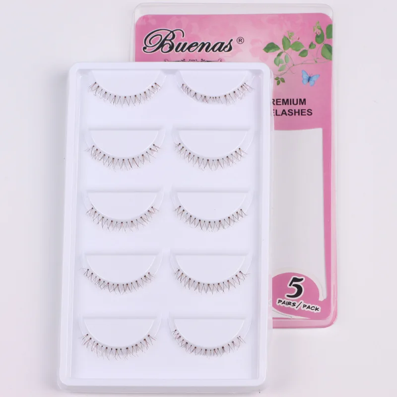 5 пар накладные ресницы для наращивания под нижней частью ручной работы макияжа с