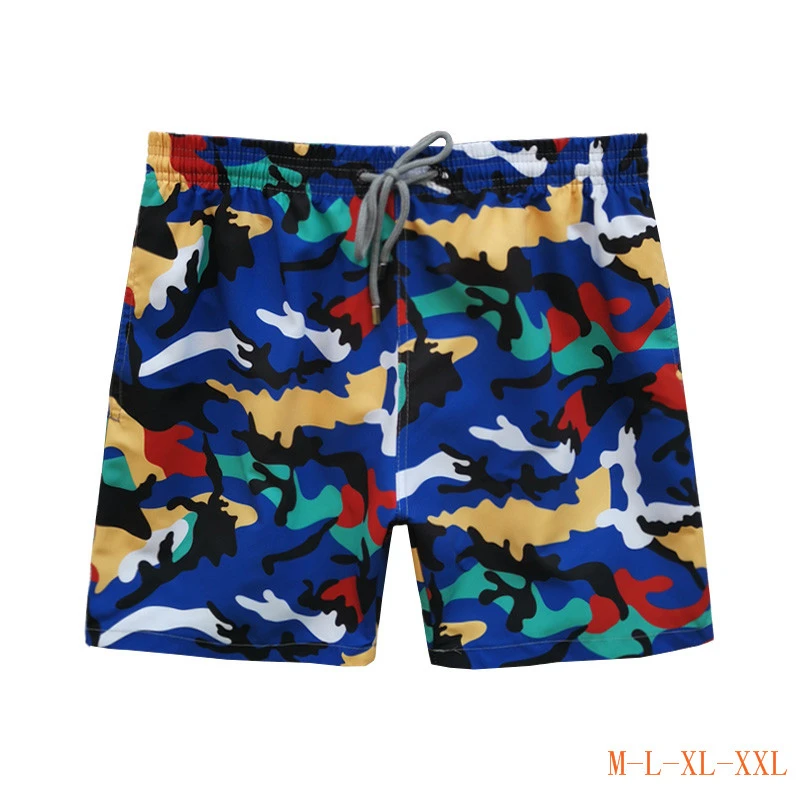 

2021 Summer Mens Beach Board Shorts Fashoin New Travel Holiday Tropical Swimwear Surf GYM Boxer Bermuda Fast Dry Boardshorts