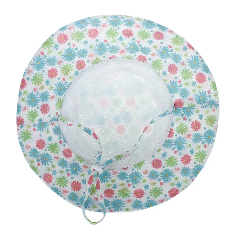 Летние хлопковые однотонные Панамы для мальчиков и девочек с УФ-защитой детские