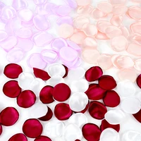 200pcs artificial flowers silk rose petals flower girl scatter petals for wedding aisle table confetti home party decorations