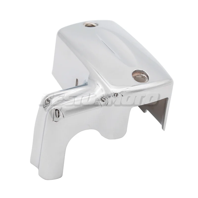 МОТОЦИКЛ хром черный главный тормозной цилиндр для переднего колеса Крышка Honda