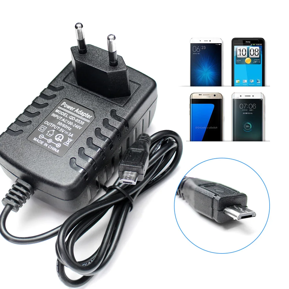 AC 220 В в DC 5 2A 2.5A 3A Micro USB универсальный адаптер питания вольт зарядное устройство