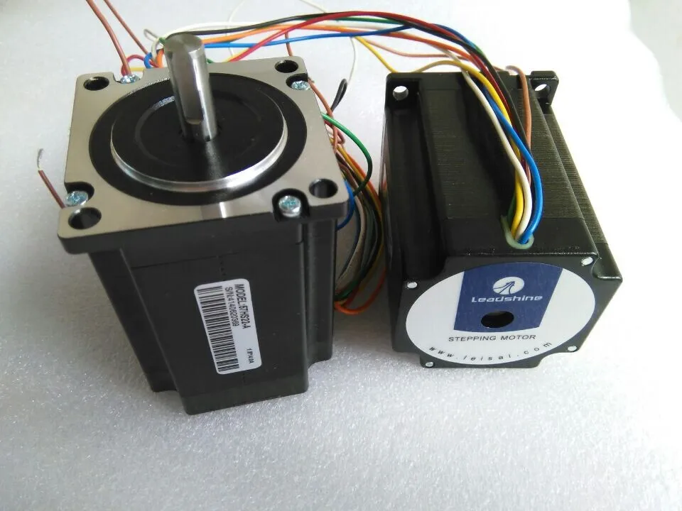 

Stepper Motor Drive 2ph 4A 2.2NM NEMA23 57mm Single shaft 24~50VDC For CNC Engraving Machine 57HS22-A+M542-05