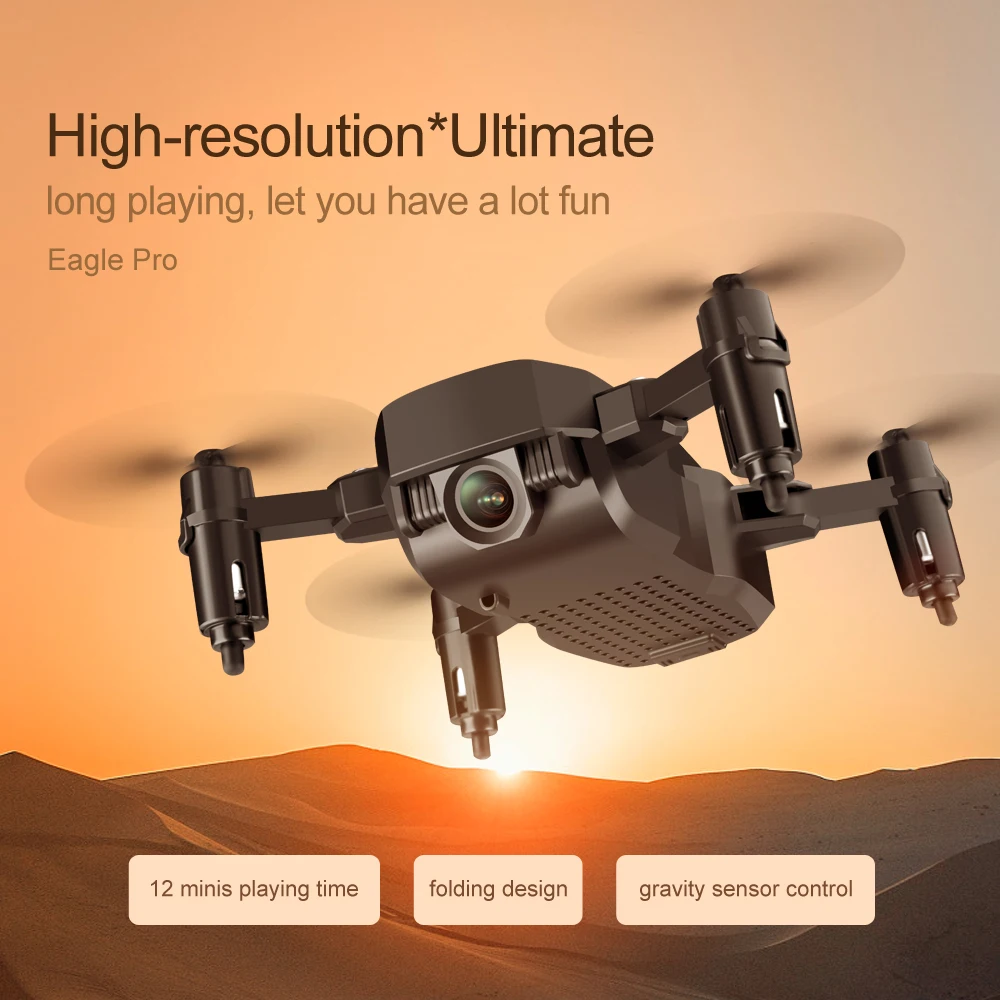 F86 Мини WiFi FPV с 0.3MP/5.0MP HD камерой режим удержания высоты складной RC Дрон