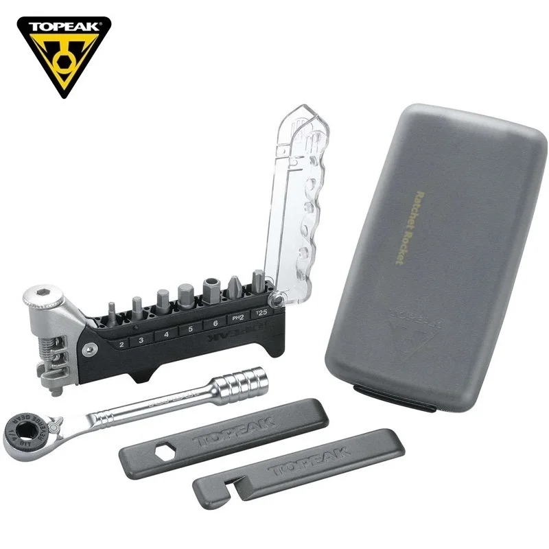 Topeak TT2520 Ratchet Rocket Bicycle Wrench 15 in 1 Tool Kits Cycling Repair MTB Maintenace Tools Portable Bike Multi Set | Спорт и