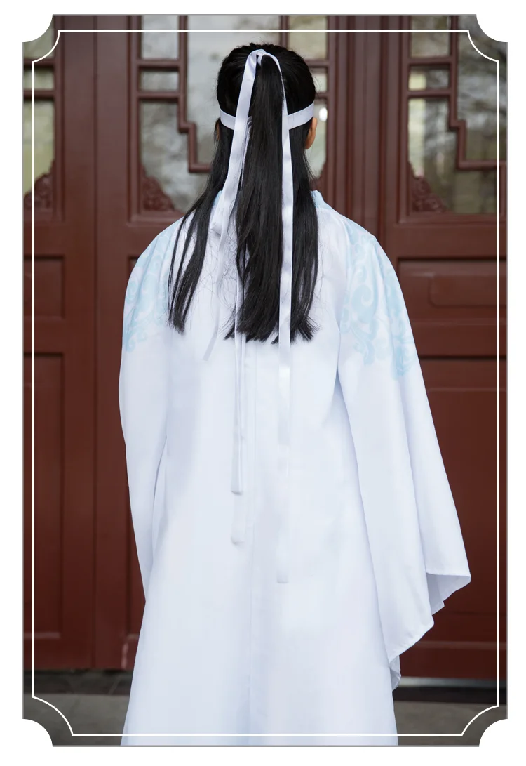 Lan Wangji Косплэй гроссмейстер демоническим культивирования костюм взрослых Mo дао