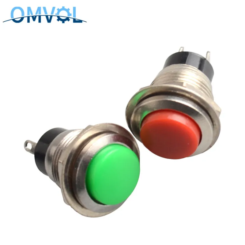 

2pcs DS-318 12MM Momentary Reset Switch/Push Button Switch Without Lock