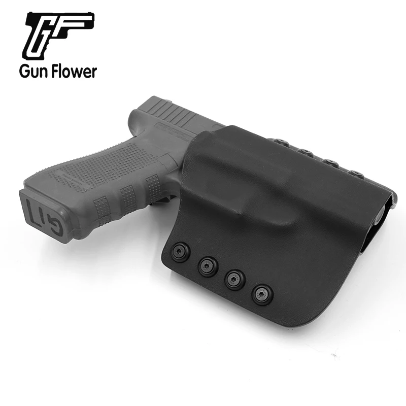 Gunflower Тактический Внешний пояс Glock 17 пистолет маскирование OWB Kydex кобура для