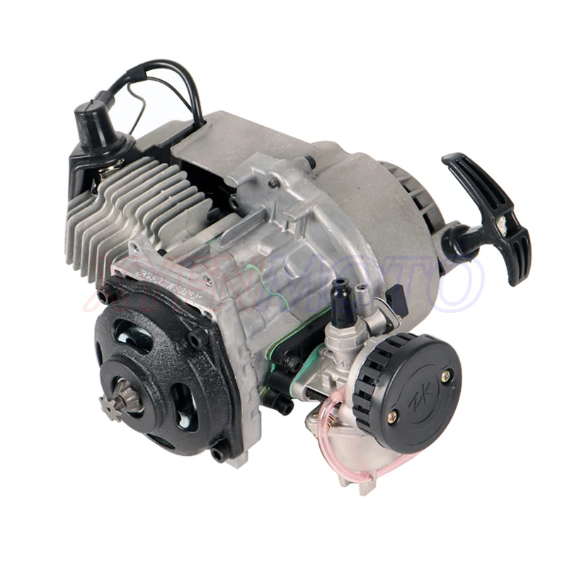 49cc 2 Stroke Motorcycle Pull Start Engine Motor Transmission Air Filter Mini Pocket Dirt Pit Bike ATV Quad 4 Wheel | Автомобили и